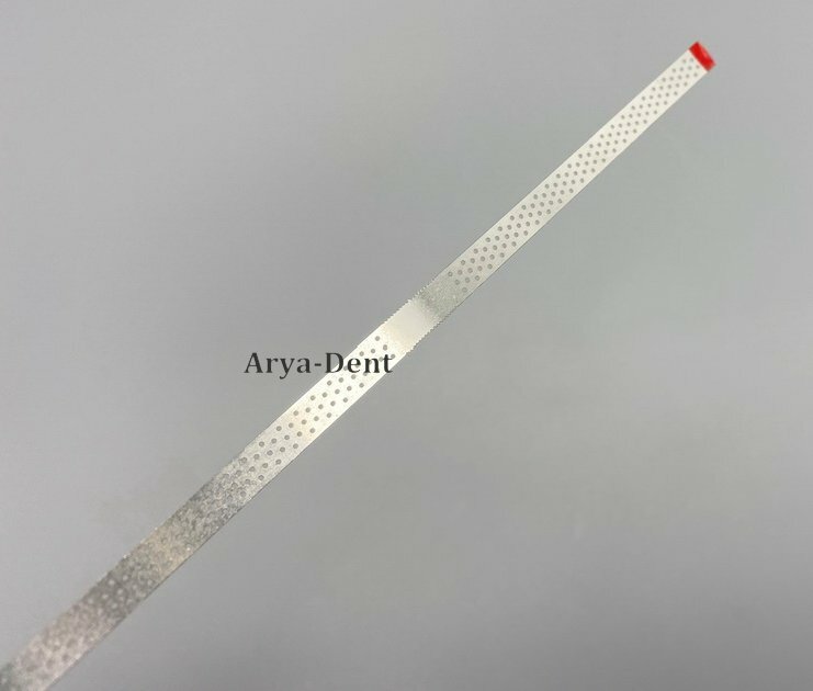 Dental Metal Polishing Stick Polish Strips Single Side Diamond Sanding w holes