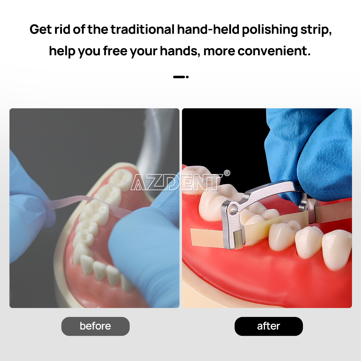 Dental Polishing Strips Composite Resin Polyester Sanding Finishing/Strip Holder
