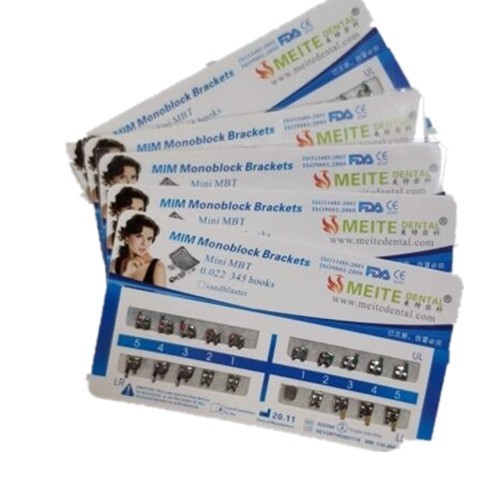 100 Packs Mini MBT 022 Slot 345 Hooks Dental Brackets Braces Mim Monoblock