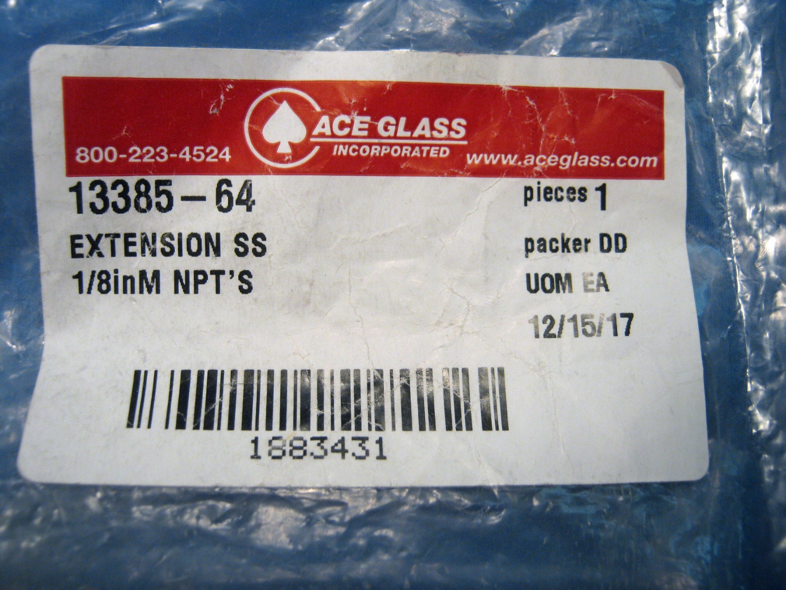 ACE STAINLESS STEEL EXTENSIONS X2 NEW OLD STOCK FREE SHIPPING 10