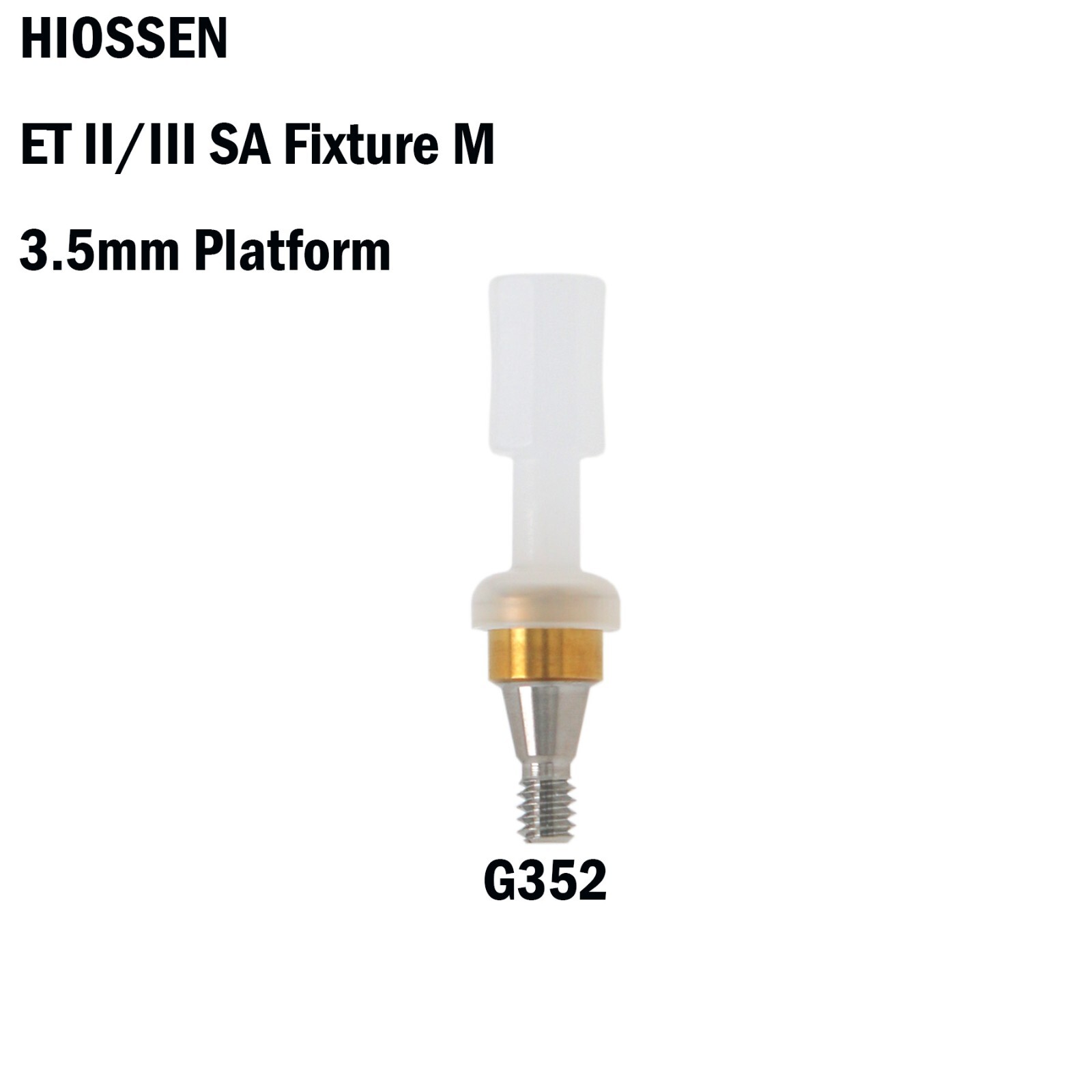 US HIOSSEN ET Dental Mini Locator Abutment 1-6mm GH Overdenture Male Caps Tool