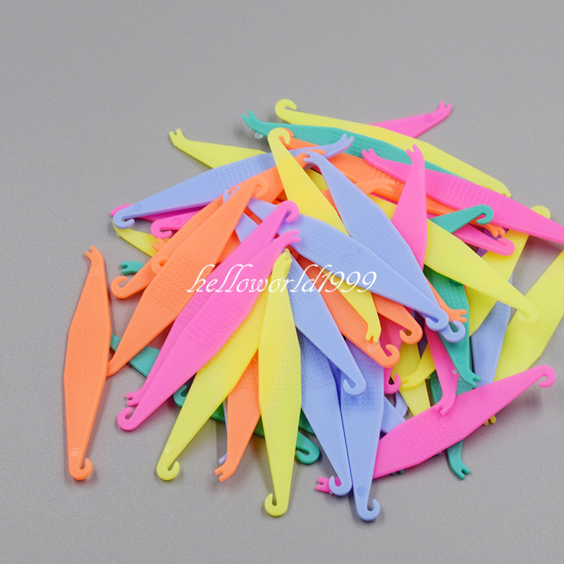 100Pcs Orthodontic Elastics Placer Remove for Braces Elastic Rubber Band Placers