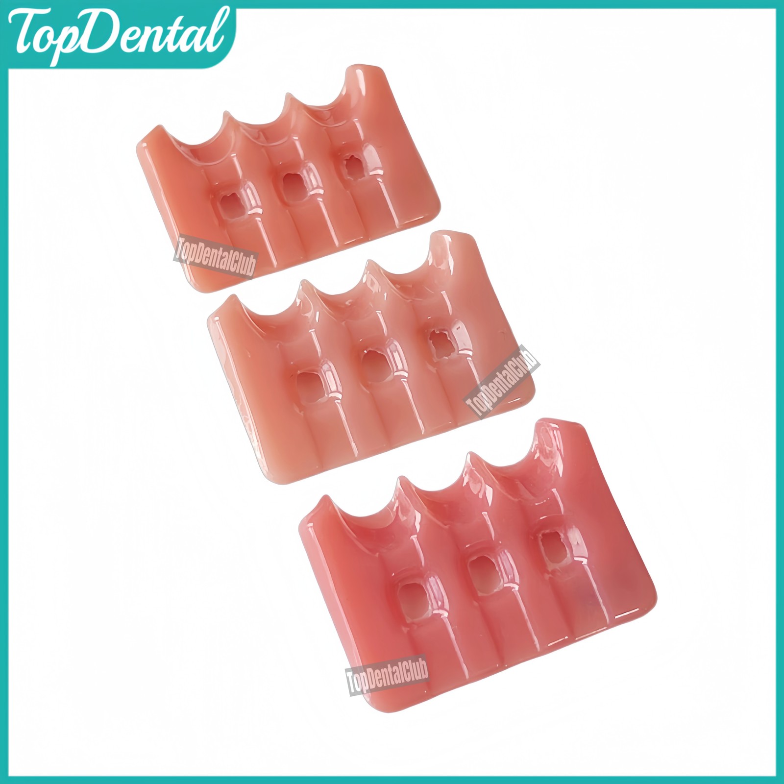 Dental SHOFU Gum Shade Gingiva Color Plate Indicator Tri-Color PN7040 Gummy Kit