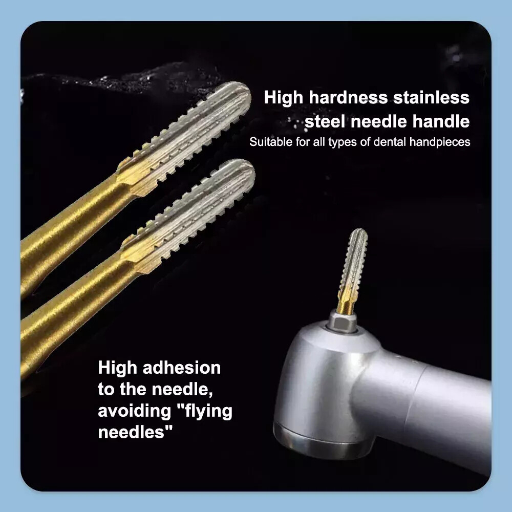 FG-1957/FG-1958 High Speed Dental Tungsten Steel Carbide Crown Metal Cutting Bur