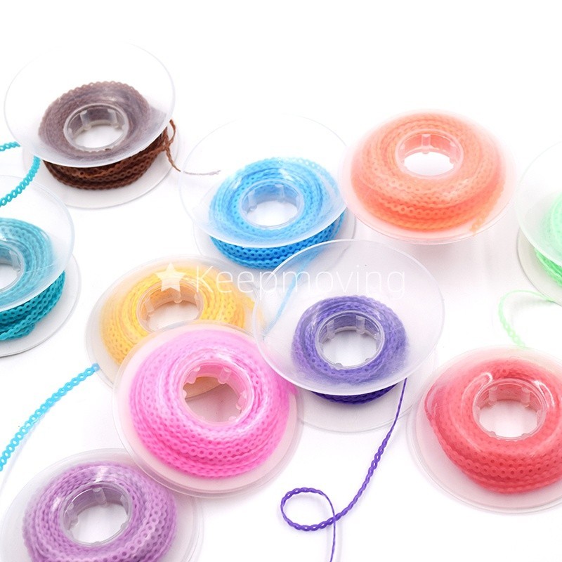 Dental Orthodontic Elastic Ultra Power Chain Long/Short/Continuous 44 Color