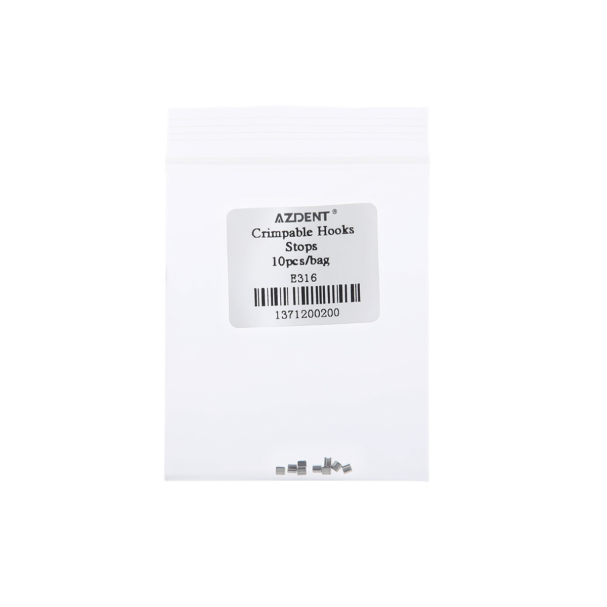 100pcs AZDENT Dental Orthodontic Crimpable Hooks Stops Type 10pcs/pack