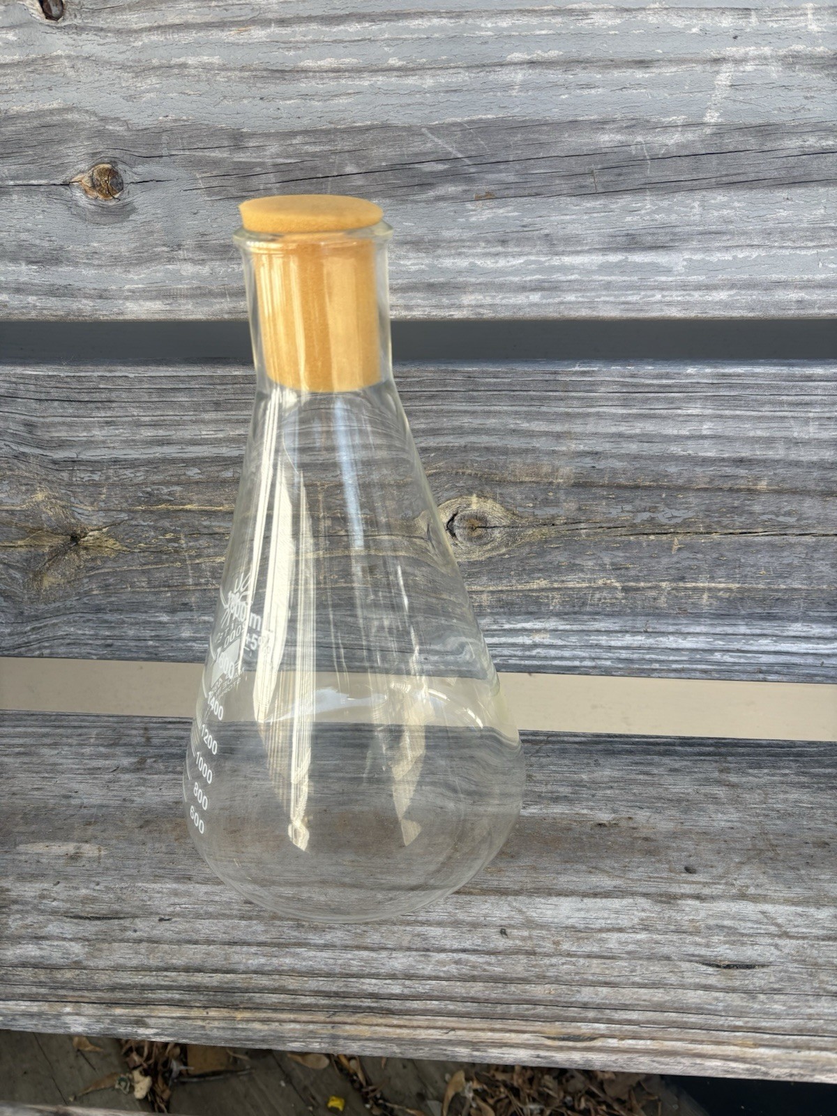 UNITED 2000mL Glass Graduated Heavy Duty Rim Erlenmeyer Flask FG 4980 India