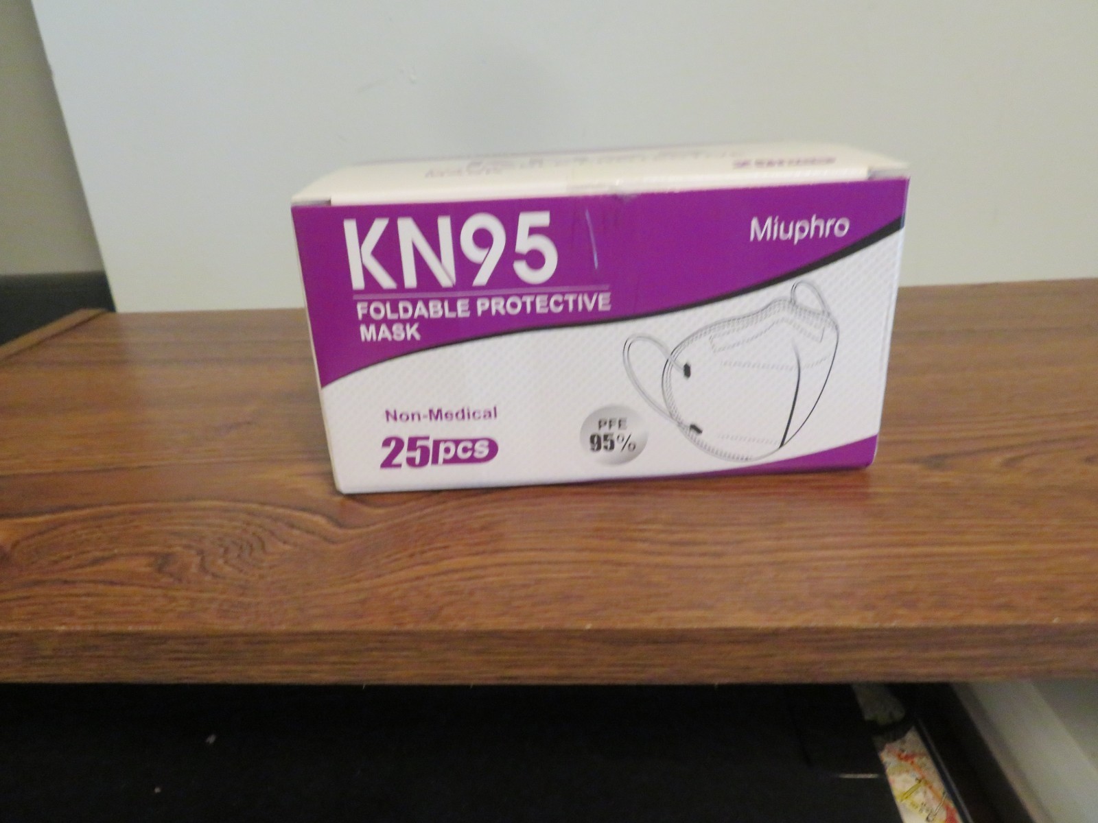 Miuphro KN 95 Masks Lime Green NEW Box of 18