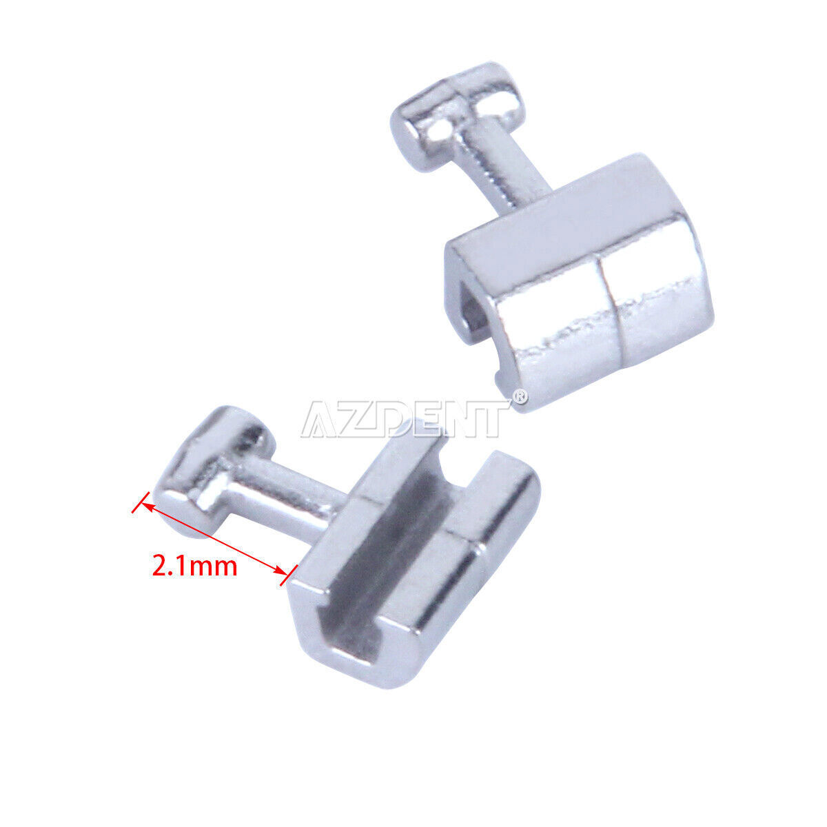 AZDENT Dental Orthodontic Crimpable Hook Stops Type for Arch Wires 10pcs/pack