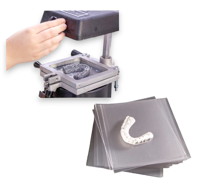 12 X Retainer Material Sheets .030″ (.75mm) 5″x 5″ (127x127mm) Dental Lab Vacuum