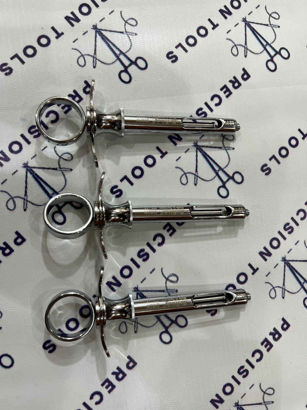 Hu-Friedy CW Style Dental Anesthetic Aspirating 1.8ml Syringe SYRCW Lot-of 3PCS