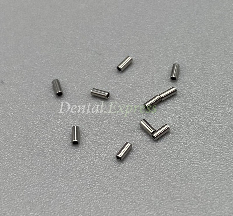 100 PCS Dental Orthodontic Crimpable Hook Stop Mini Stops Tube Bracket Stopper
