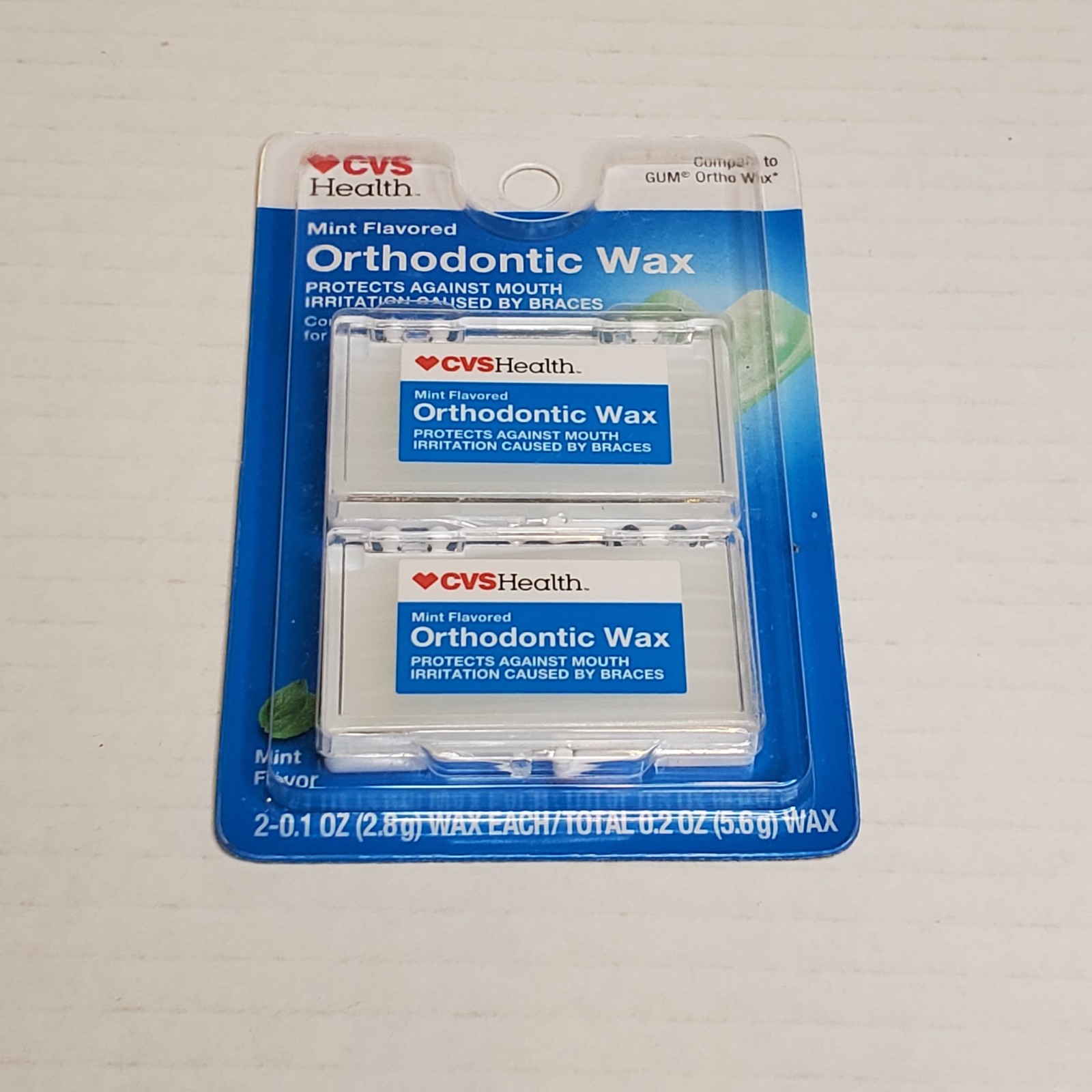 CVS Orthodontic Wax for Braces 1 Pack, Unscented