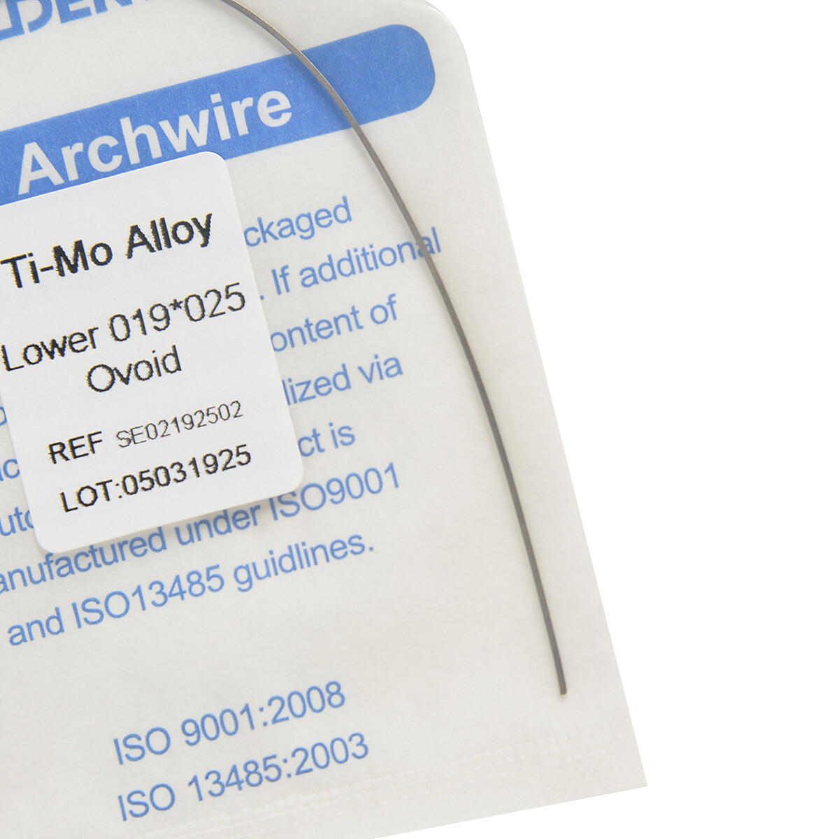 AZDENT Dental Orthodontic TMA Molybdenum Beta Titanium Alloy Arch Wire All Size