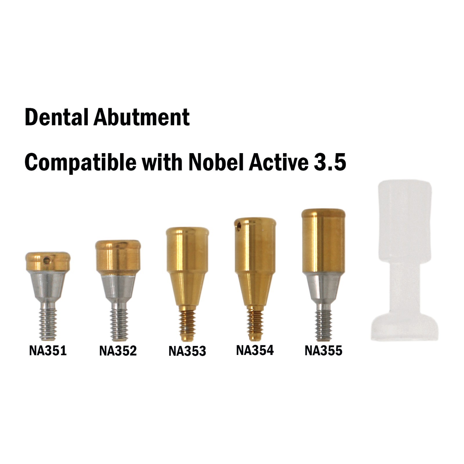 Dental Locator Abutment NP RP Compatible with Nobel NBL Active Implant AH 1–5mm