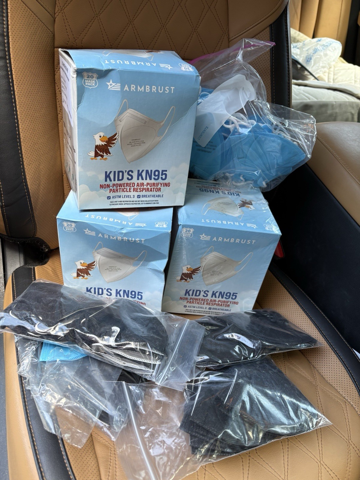 Armbrust Kid’s KN95 Disposable Face Masks, Multiple Boxes