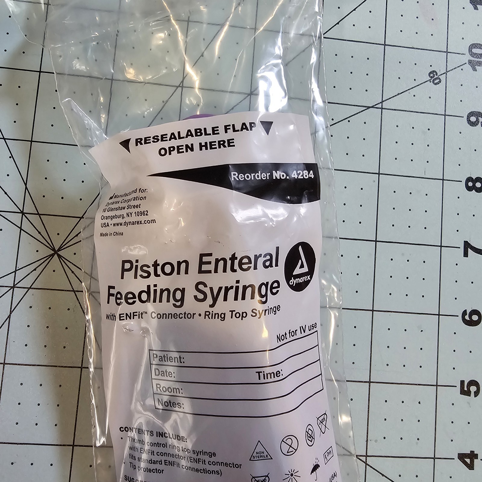 Syringe Enfit Enteral – 60 cc (mL) Feeding Syringe Enfit Connector / 2 per F/S