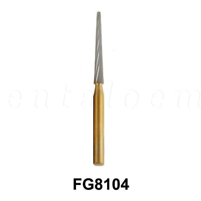 Dental Carbide Burs FG Gold Trimming & Finishing FG7404/7406/7408/7901/7902/7903