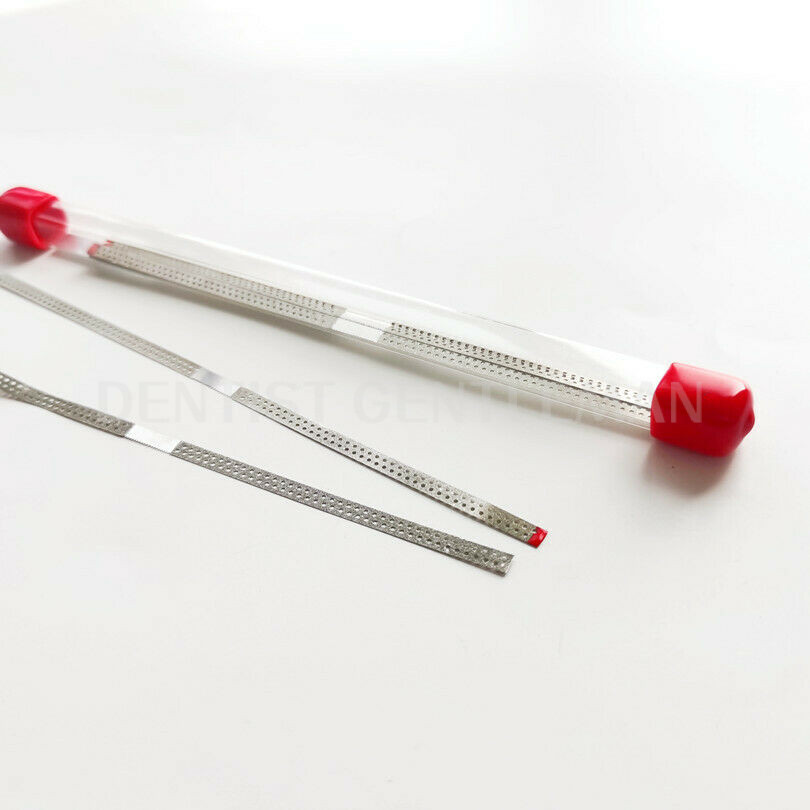 Mix Colors Dental Stainless Steel Polishing Finishing Strips Diamond Side Sands