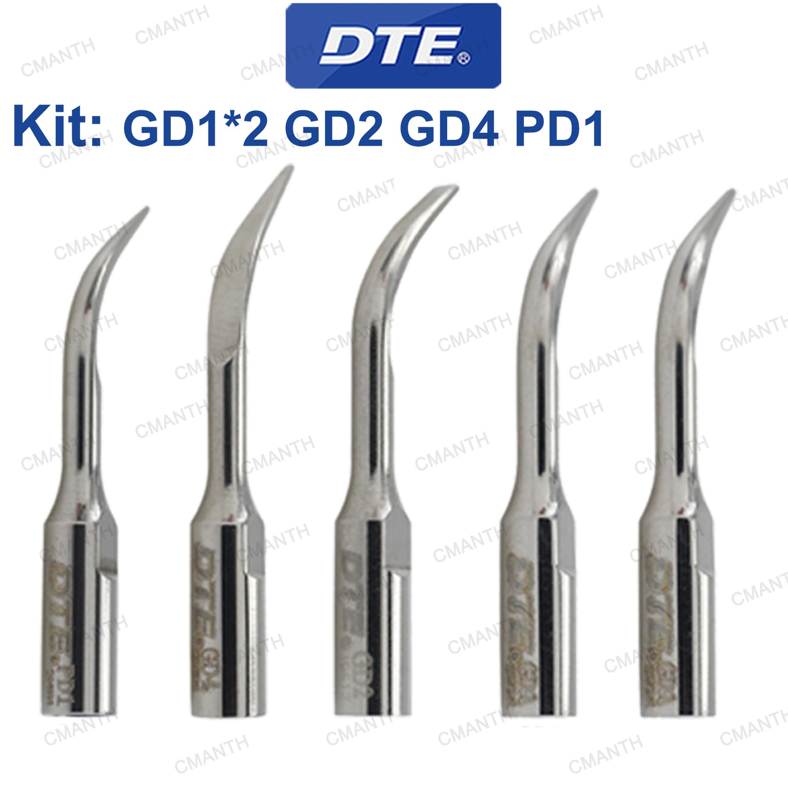 Woodpecker DTE Dental Ultrasonic Scaler Handpiece LED Light Fit EMS NSK SATELEC