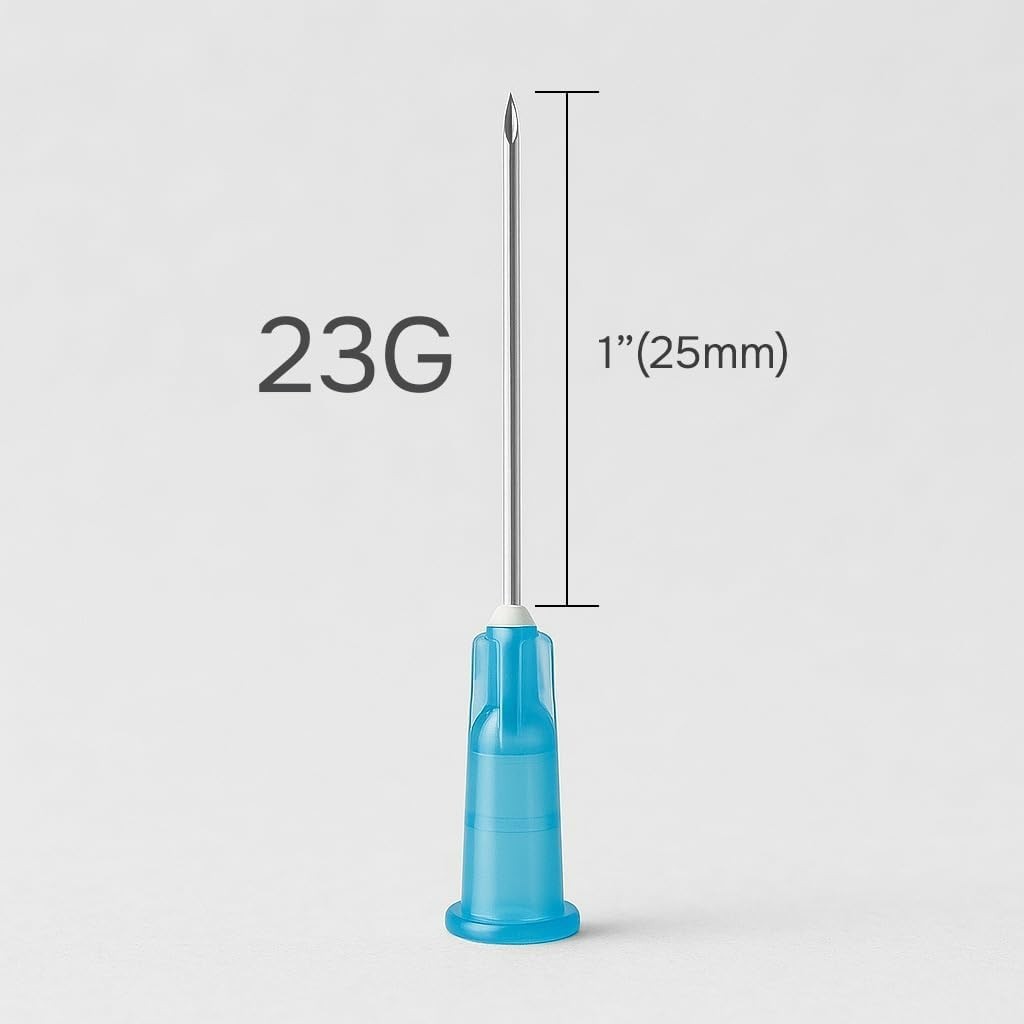 100 Pack 23Ga 1.0inch/25mm Industrial Lab Supplies Dispensing Accessories, In…