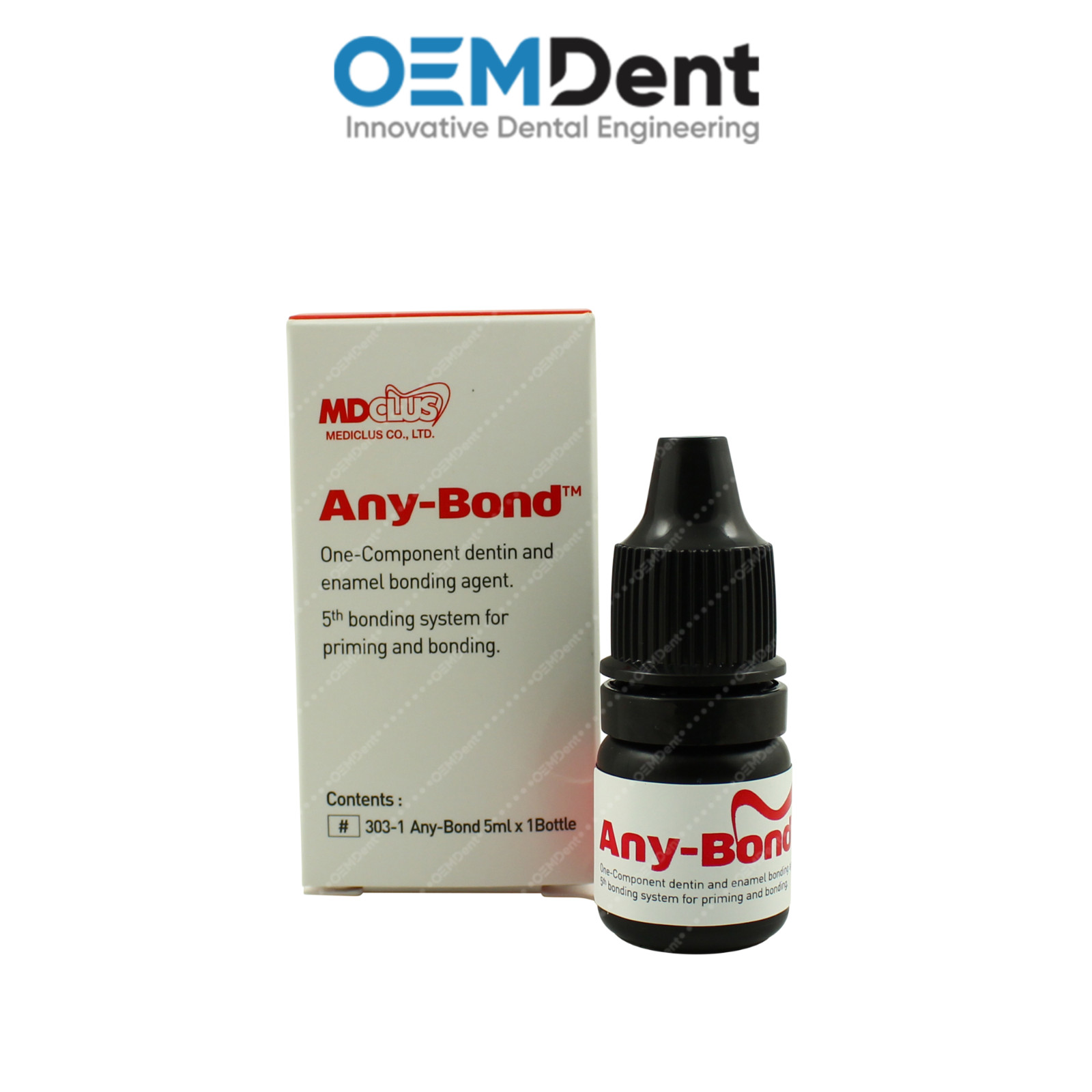 Dental Any-Bond™ 5th Generation Bonding Agent 5ml One-Step Adhesion Light Cure