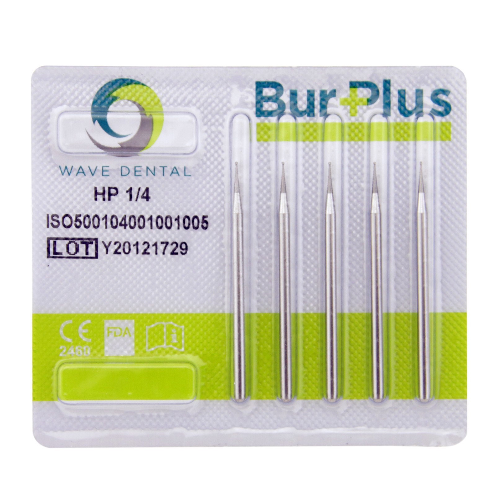 Wave Dental HP Carbides Round Burs HP1/4 44.5mm Surgical for Straight Handpiece