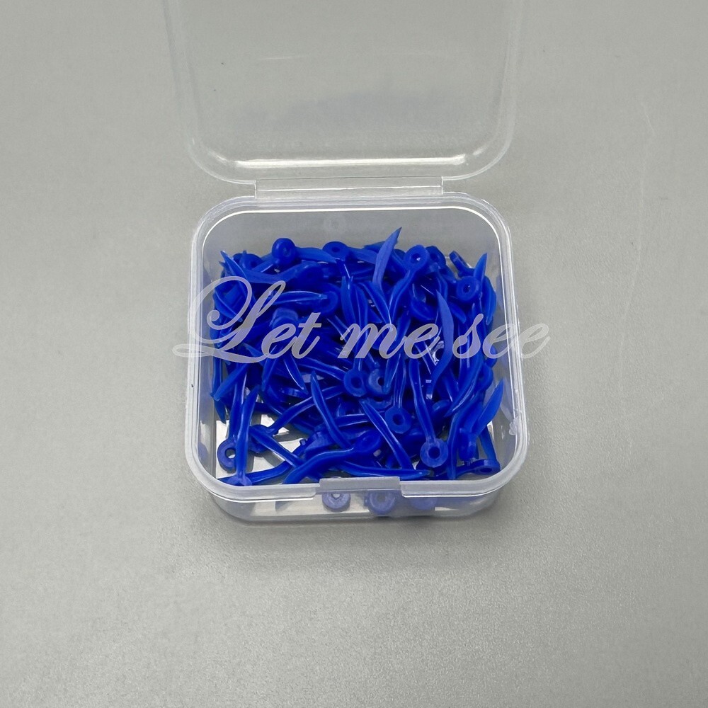 400pcs Dental Plastic Wedges with Hole Dentist Materials 4 Size Teeth Wedges