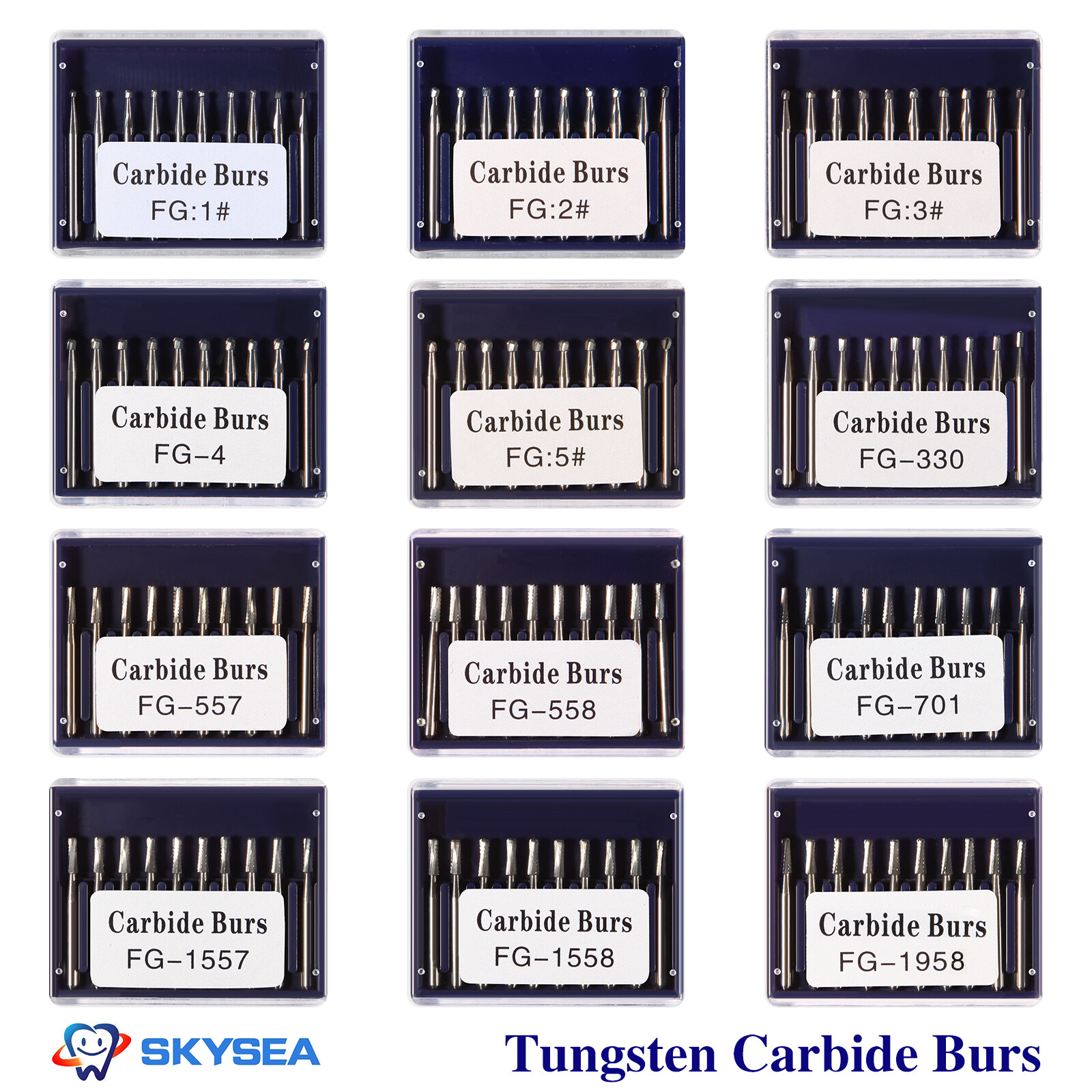 Dental FG Fresas de carburo de tungsteno Fit Alta Velocidad pieza de mano