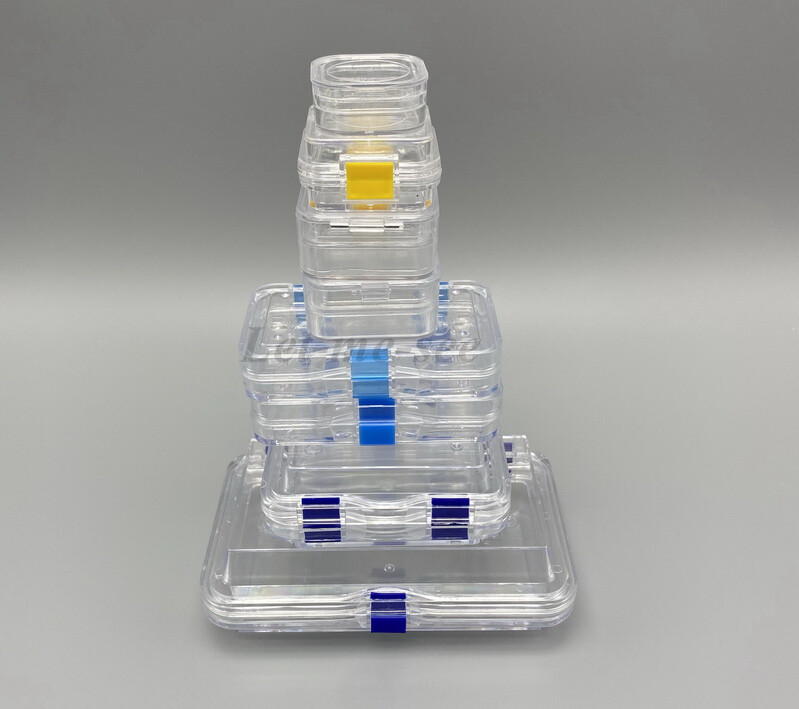 Denture False Inlay Teeth Membrane Case Fragile Hinged Display Jewelry Boxes
