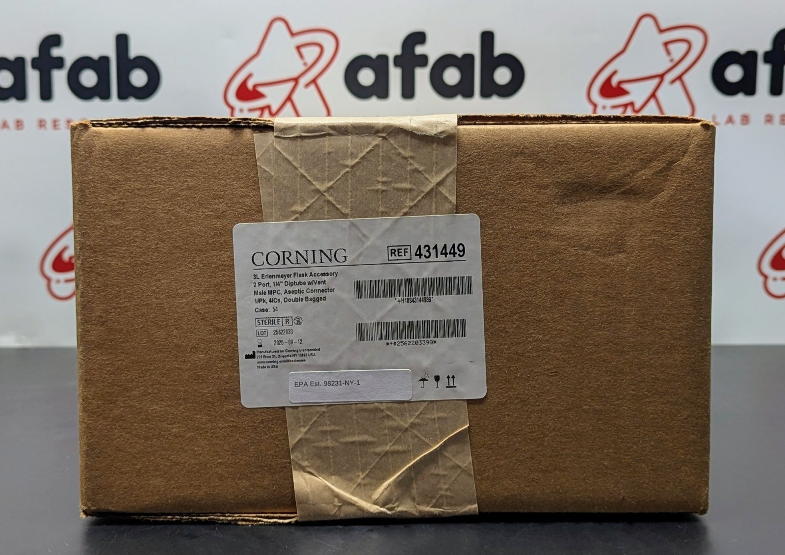 Corning 431449 Disposable 70 mm Aseptic Transfer Cap for 3L Erlenmeyer Flask