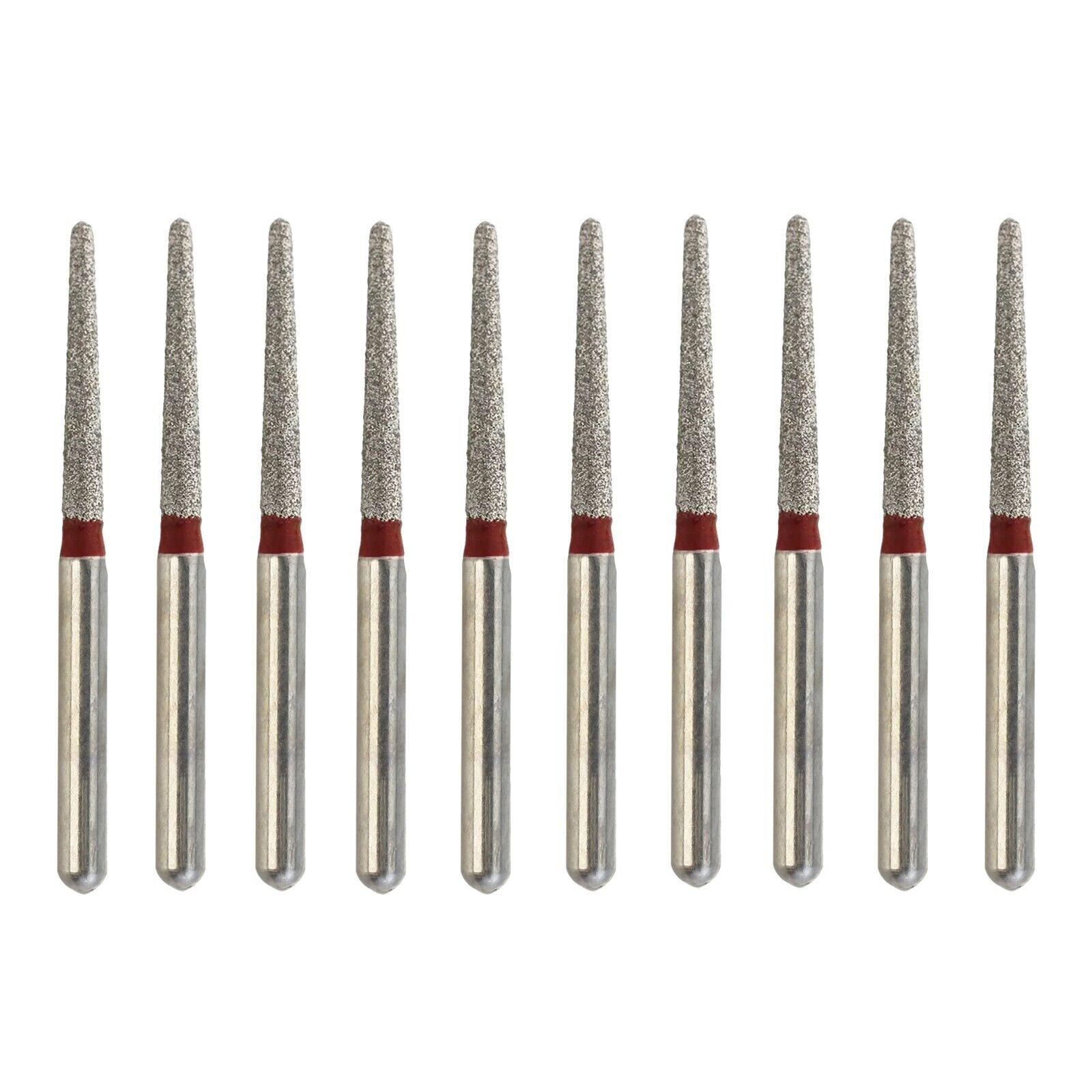 Dental Diamond Burs FG Round End Taper Super Coarse Fine Grit High Speed 856 850