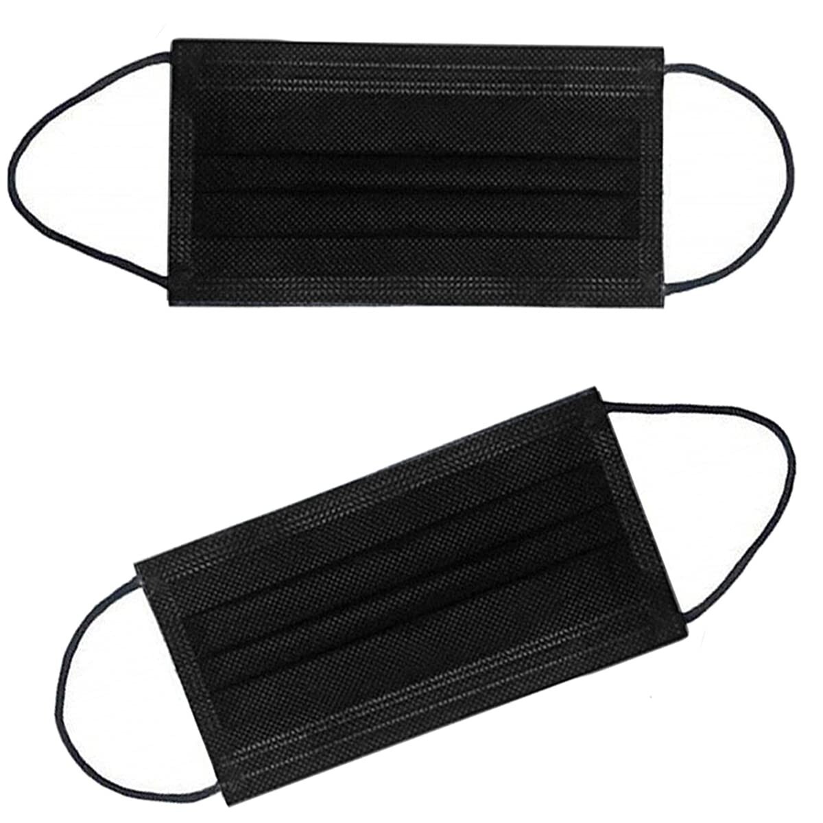 2000 PCS Disposable 3-PLY Black Face Mask Ear loop Mouth Cover WHOLESALE
