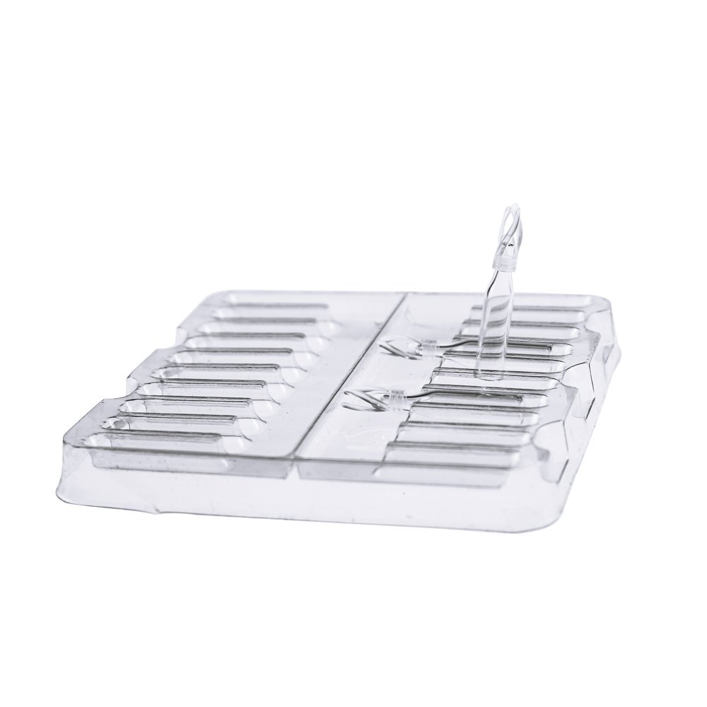 5000pcs 250uL Vial Insert Clear Micro-Insert Glass Polyspring Bottom HPLC LAB GC