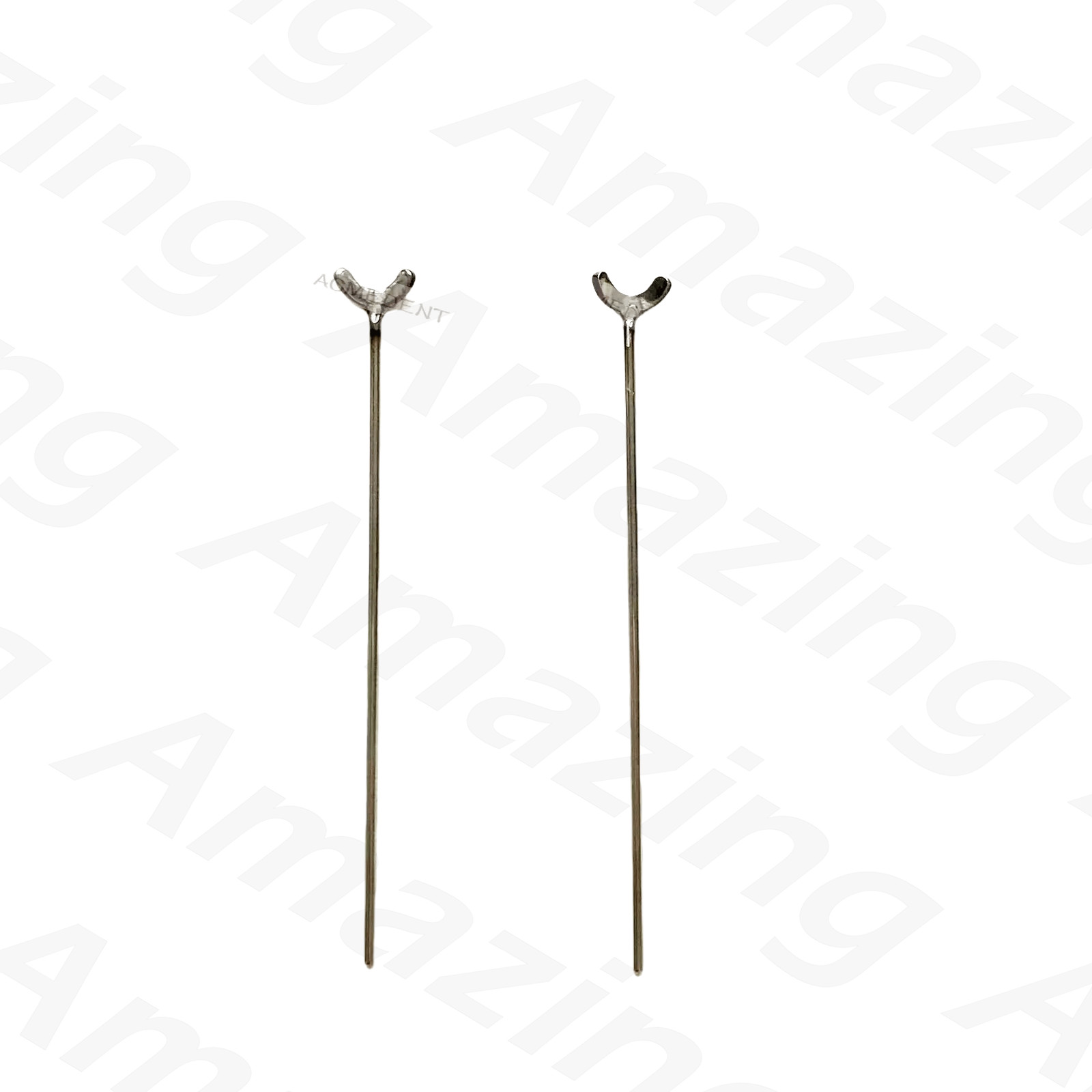 20Pcs 0.8mm Dental Ball Retainer J Clasp Oblique Clasps Bars Y-Type Scheu Style
