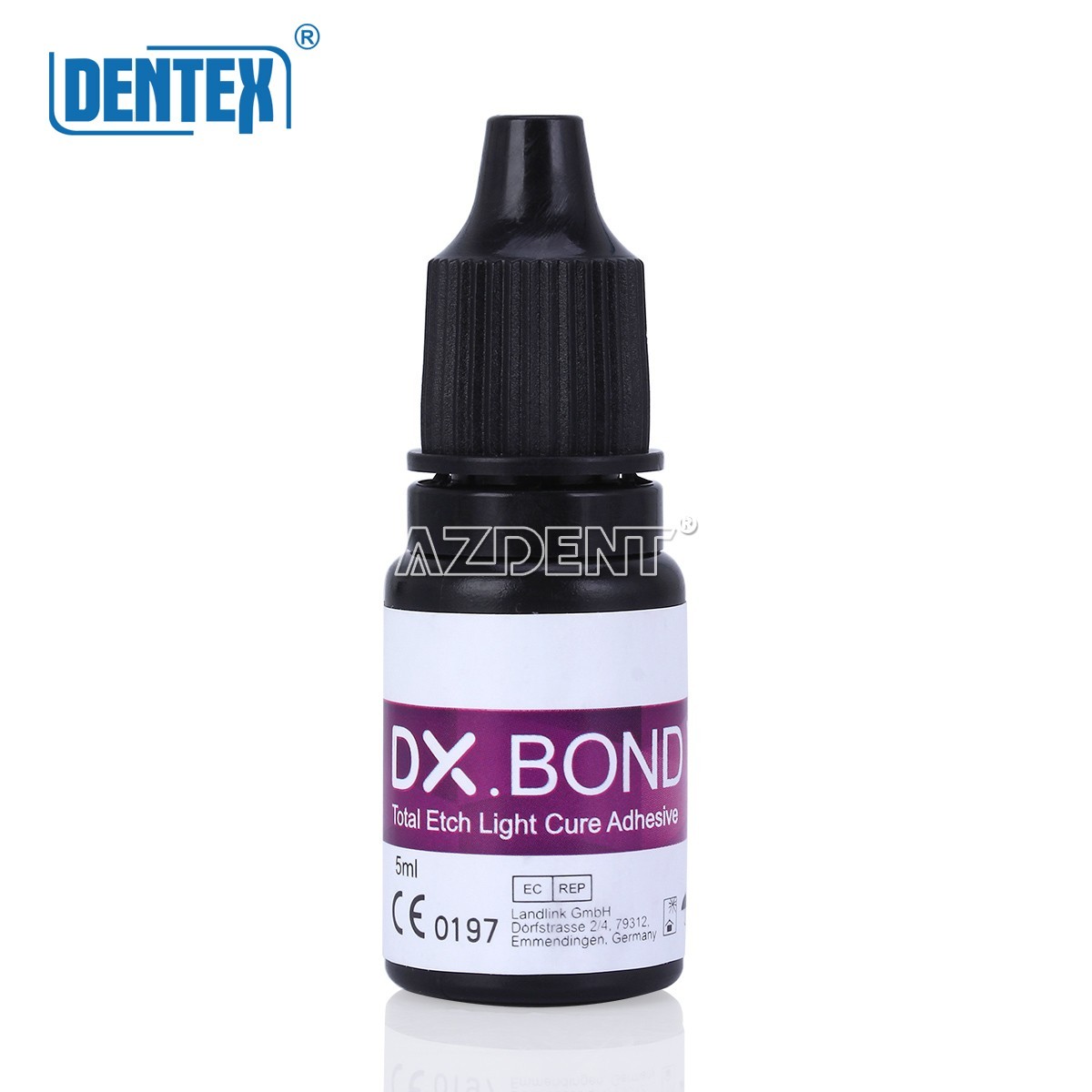 DENTEX Dental Light Cure Dentin Enamel Bonding Resin Adhesive One Step 5 ML/PCS