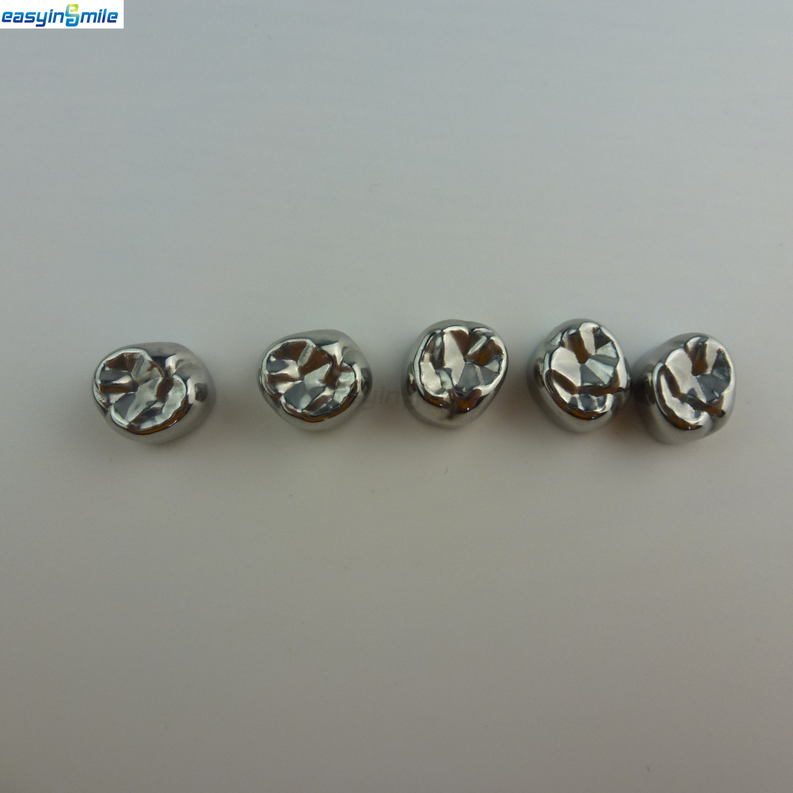 5pc Easyinsmile Dental Kid Crown Stainless Steel Primary D Premolar E Crown[USA]
