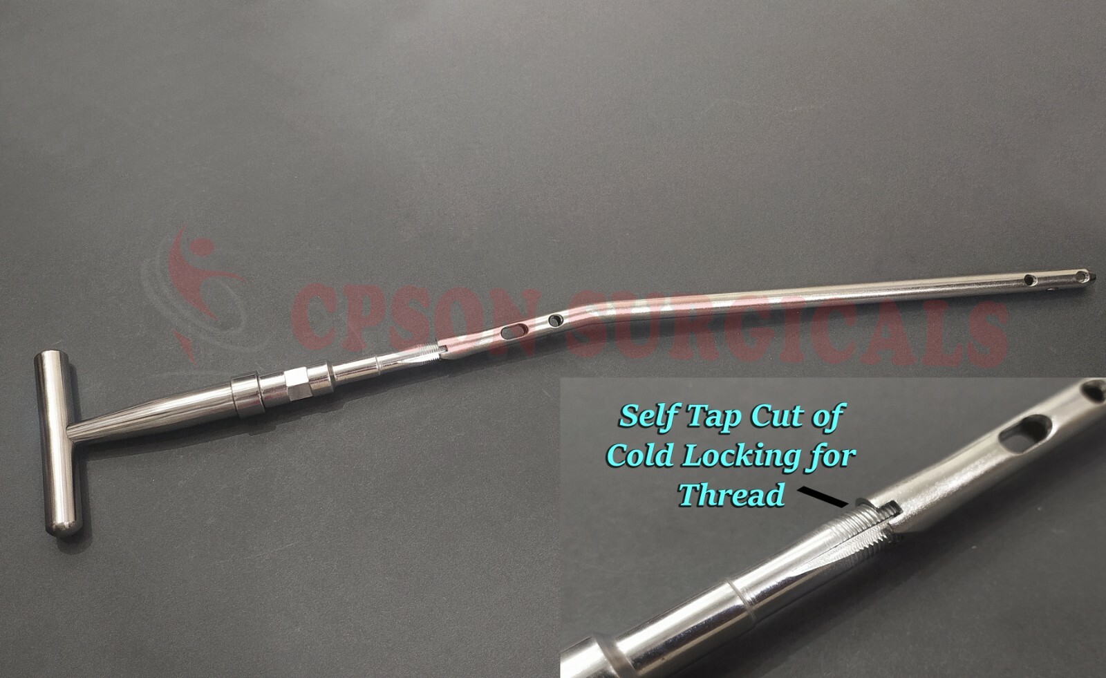 Orthopedic Interlocking Nail Removal Extractor Instrument Set S.S