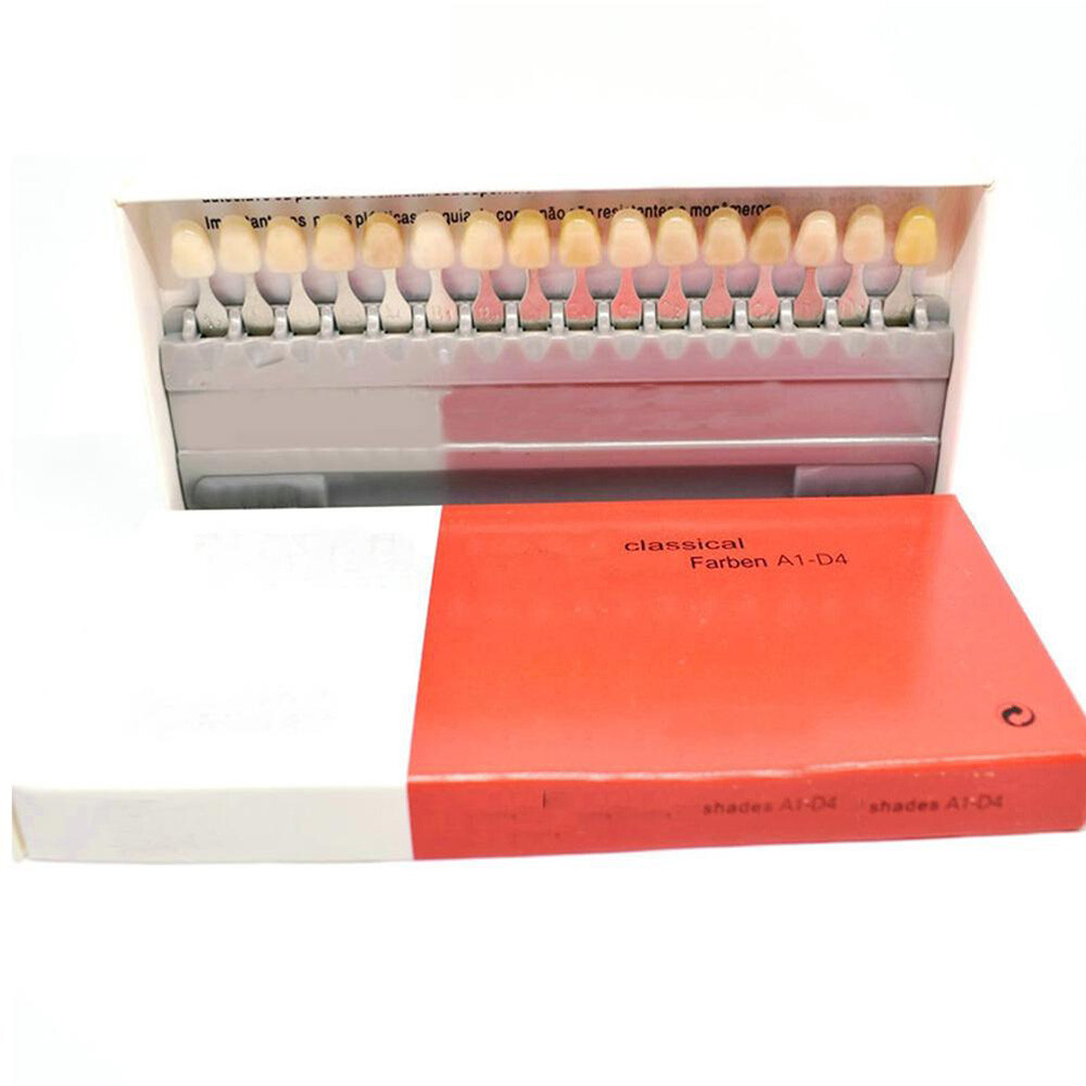 Shade Guide Dental Dentist Materials 16 Colors Shade Guide Teeth