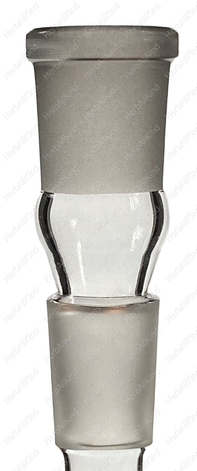 18mm MALE to 18mm FEMALE (19mm to 19mm) Swiss Fission Holey Glass Downstem 2-7.5