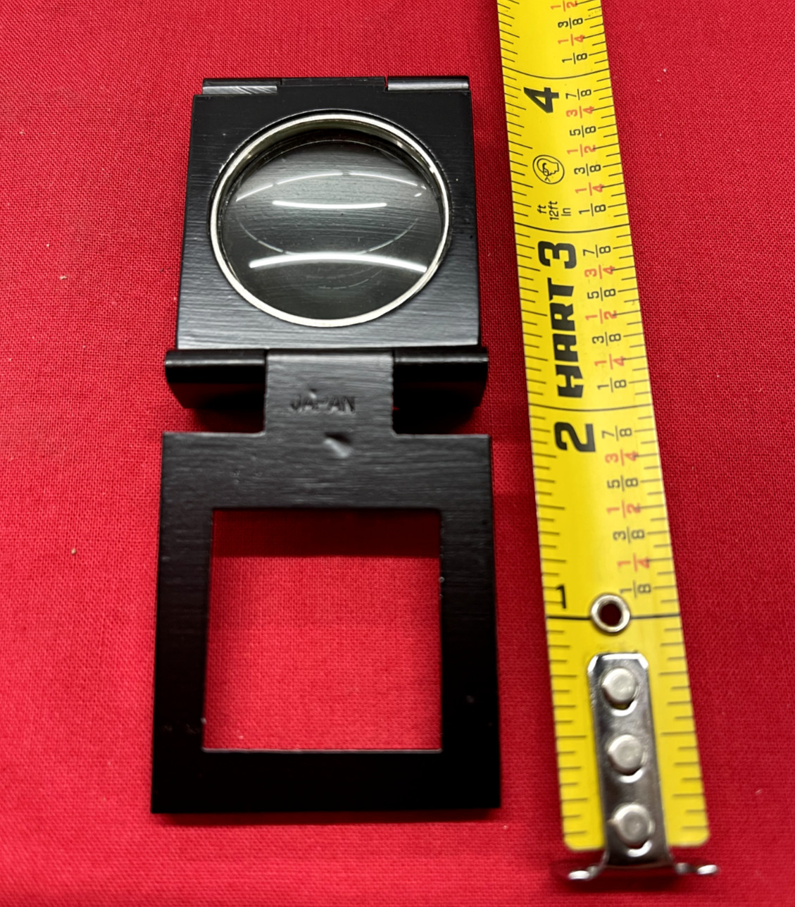 Unknown Magnification and Brand Folding Loupe – Black Metal