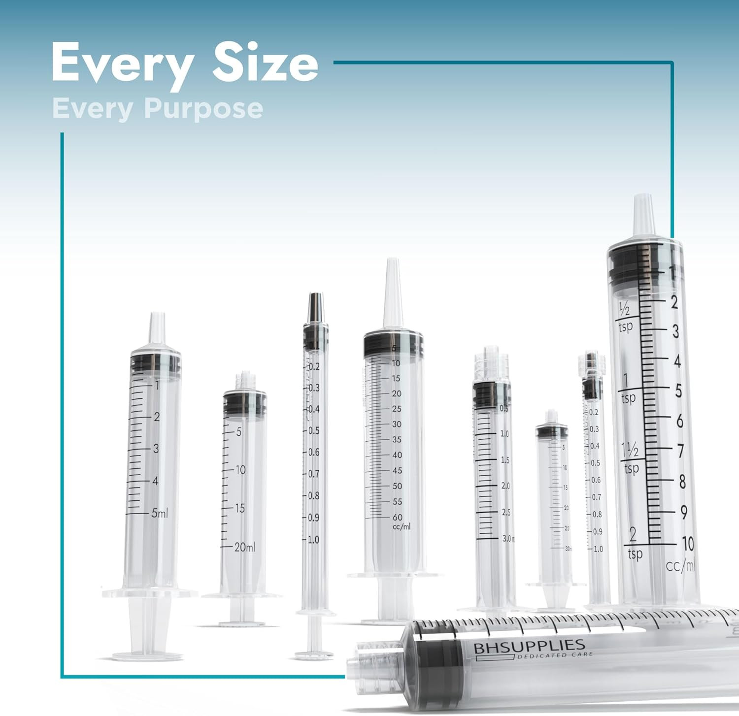 30Ml Luer Lock Tip Syringes, Sterile, Individually Wrapped, 50 Syringes