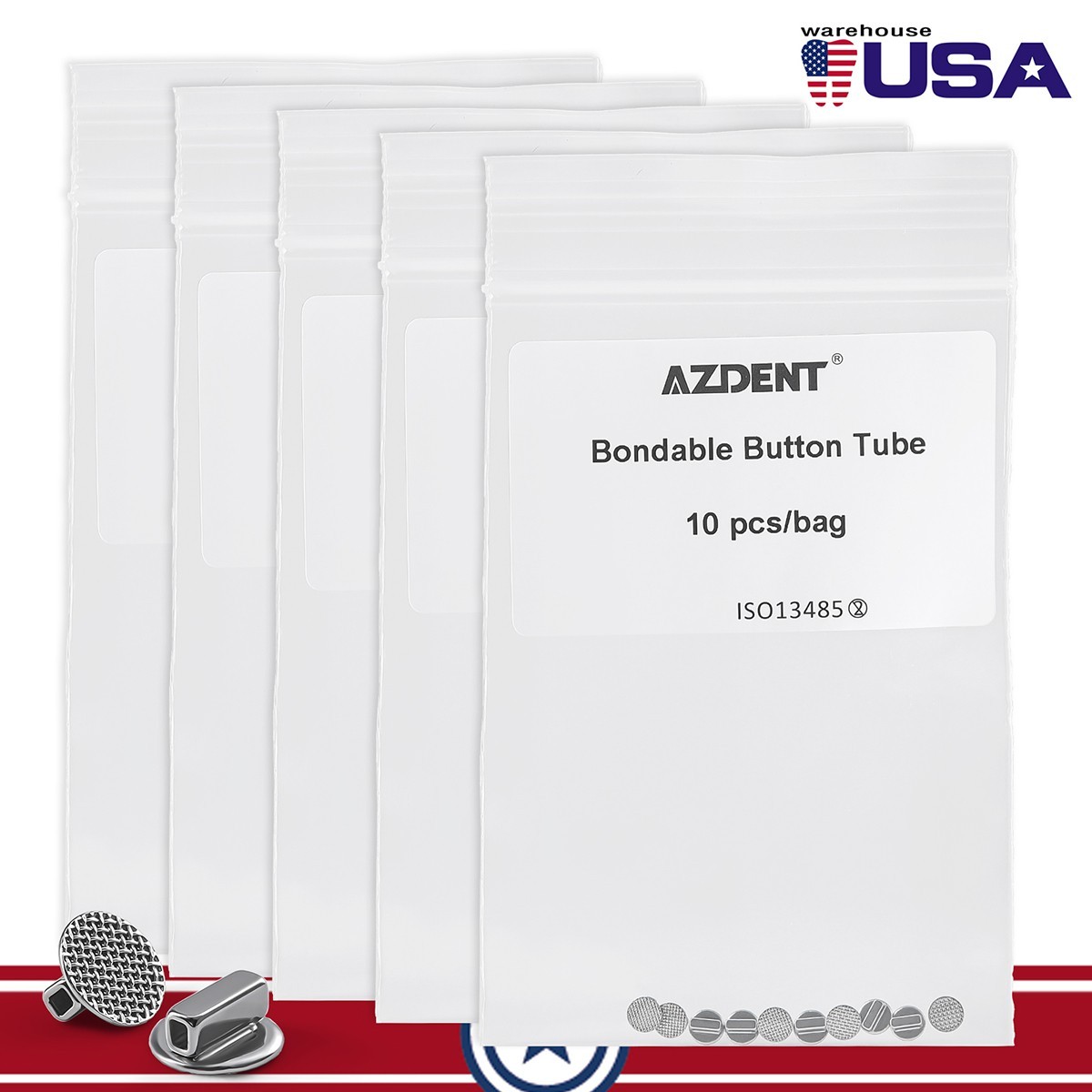 10pzas/ Retenedor Lingual de Ortodoncia Dental Férulas de Unión con Marca AZDENT