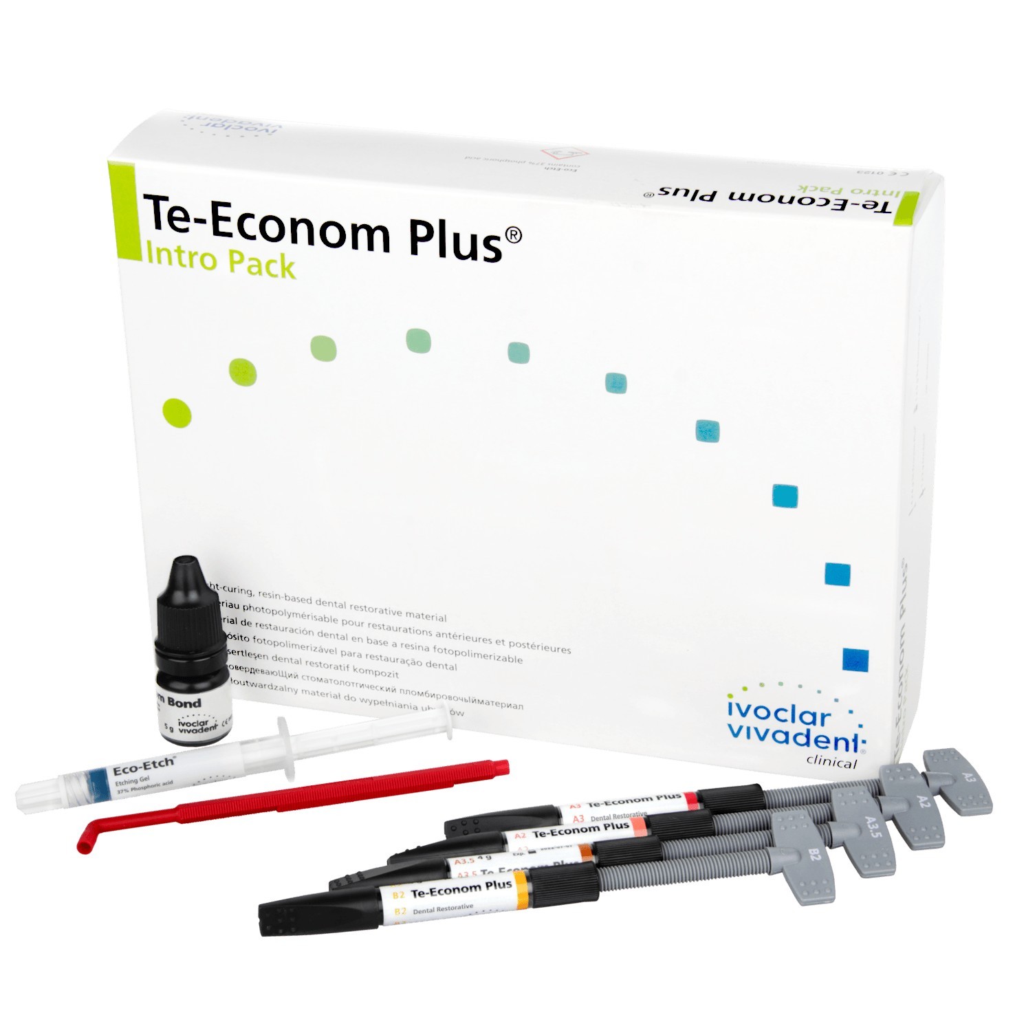 Ivoclar Vivadent Te Econom Plus Resin Radiopaque Hybrid Composite Intro Kit
