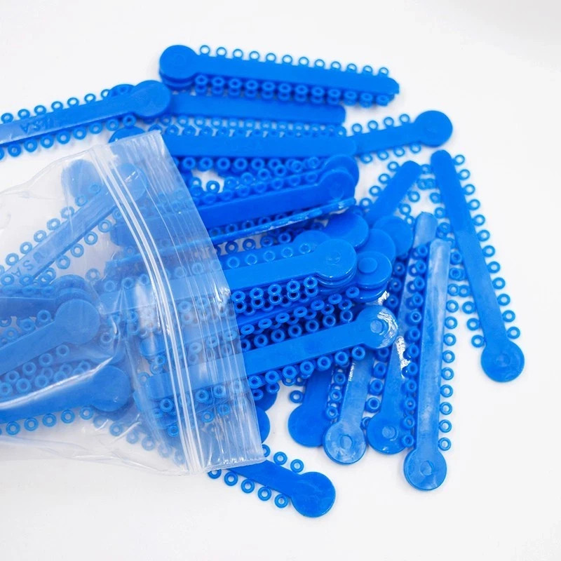1040 Pcs/Pack Orthodontic Dental Rubber Elastic Braces Ligature Ties 45 Types