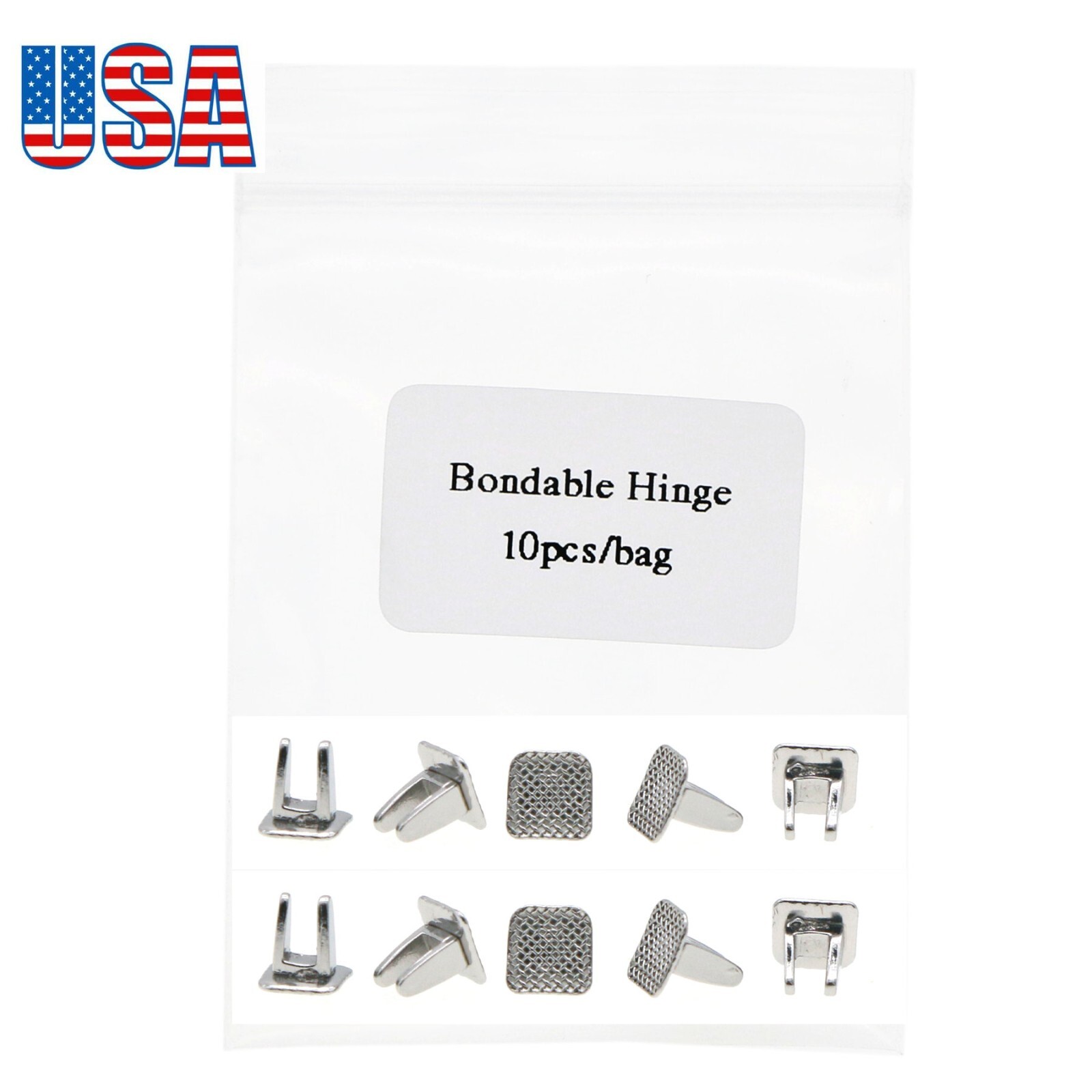 100 Pcs Dental Orthodontic Tongue Tamers Bite Turbos Openner Bondable Hinges