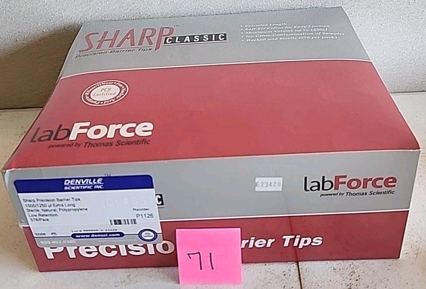 Sharp Precision Barrier Tips Classic 1000/1250ul X Long P1126 1 Case