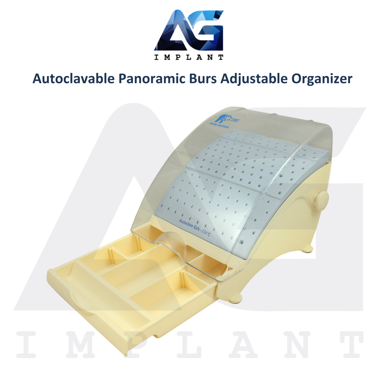Dental Autoclavable Adjustable Organizer Panoramic Burs All Types Detachable