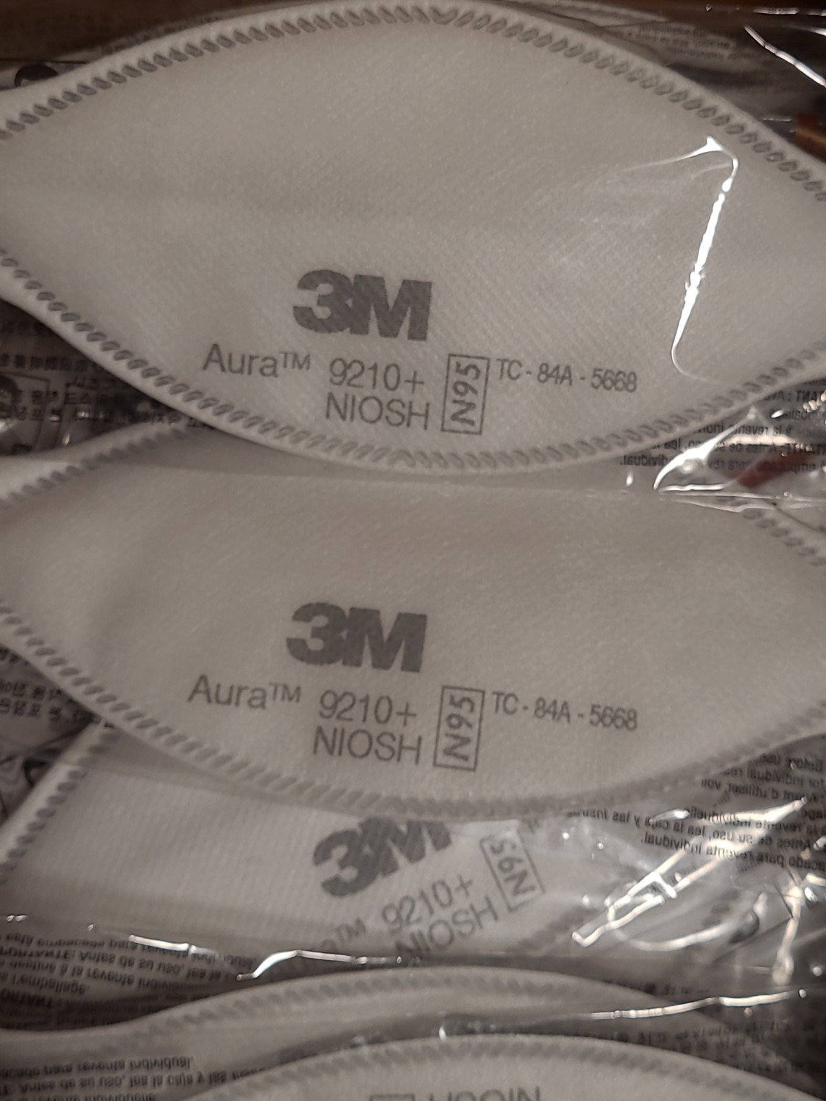 New 52x 3M 9210+ Aura N95 Masks Loose NIOSH Respirators Individually Sealed