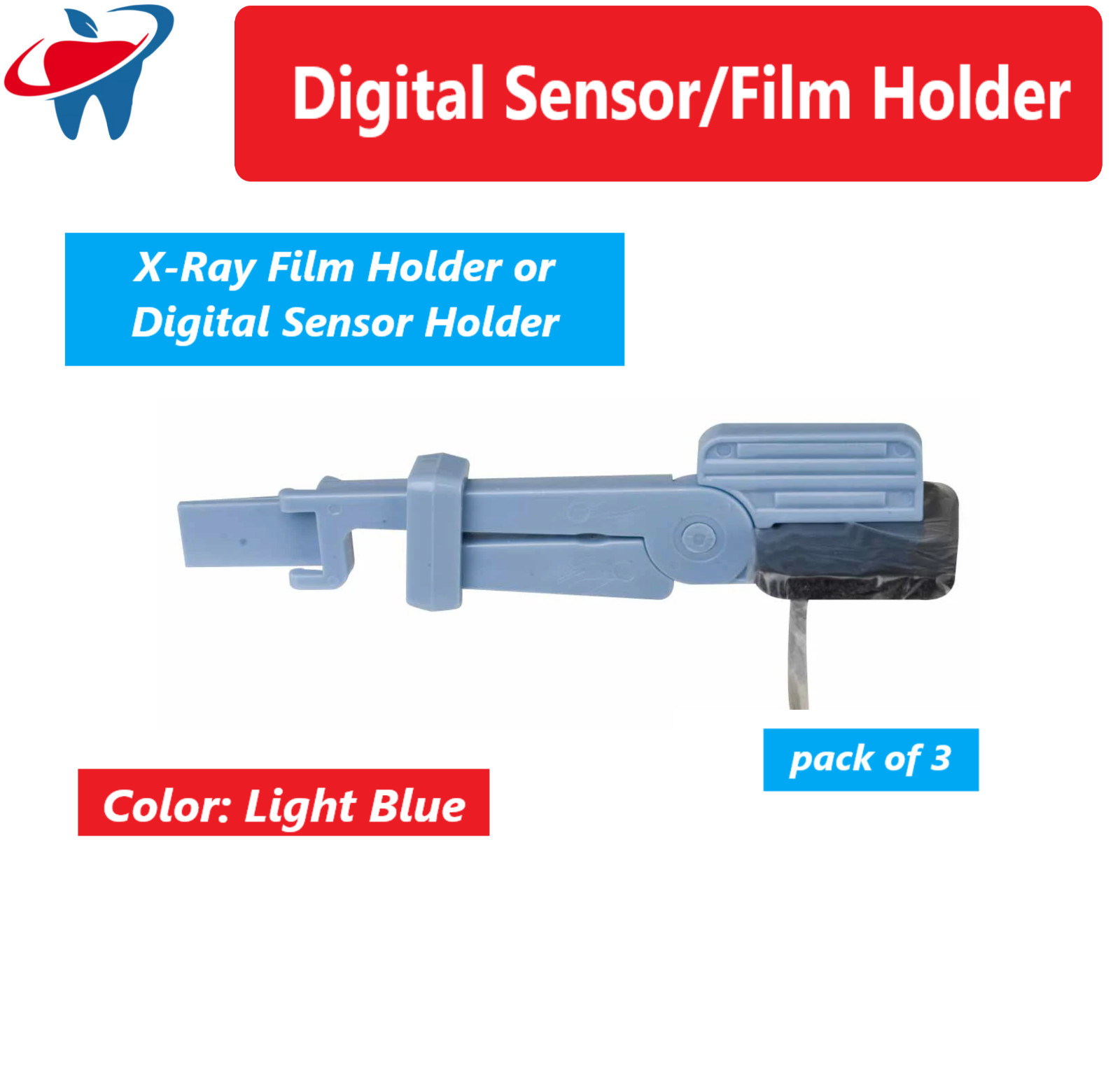 Dental Snap-A-Ray Digital Sensor Holders Schick CDR & Xtra Film & Phosphor Plate